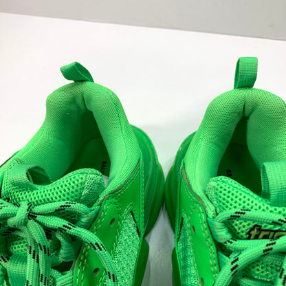 【中古品】【メンズ】 BALENCIAGA バレンシアガ 541624 TRIPLE S CLEAR SOLE トリプルエス スニーカー 162-251116-gm-27-fuz サイズ：43 カラー：グリーン 万代Net店