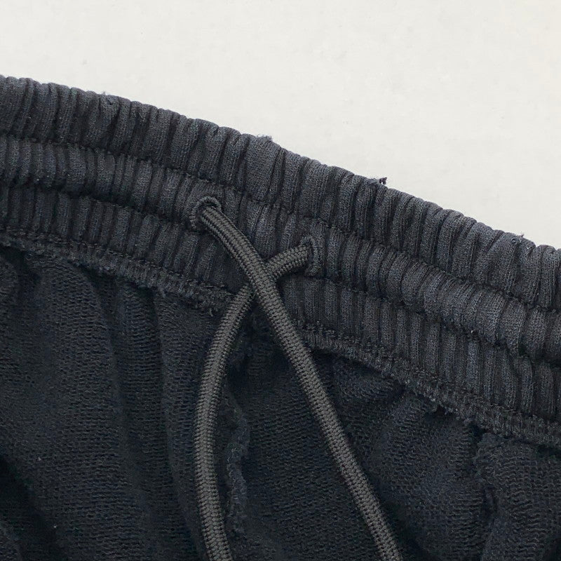 【中古品】【メンズ】 BALENCIAGA バレンシアガ 26SS MASKING TAPE BAGGY PANTS 846917 TTVL8 スウェットパンツ ボトムス ダメージ加工 ブランド 古着 152-260412-gm-07-fuz サイズ：M カラー：ブラック 万代Net店