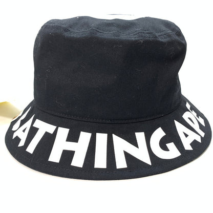 【中古品】【メンズ】 A BATHING APE アベイシングエイプ 90s ハット ブランド 帽子 185-251213-gm-18-fuz サイズ：58cm カラー：ブラック 万代Net店