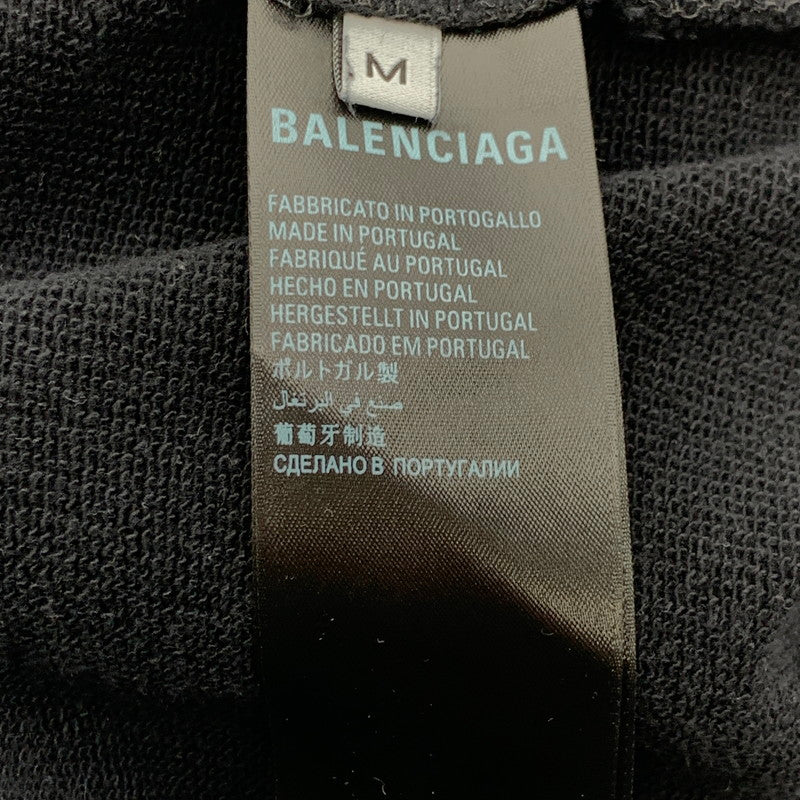 【中古品】【メンズ】 BALENCIAGA バレンシアガ 26SS MASKING TAPE BAGGY PANTS 846917 TTVL8 スウェットパンツ ボトムス ダメージ加工 ブランド 古着 152-260412-gm-07-fuz サイズ：M カラー：ブラック 万代Net店