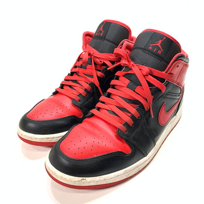 【中古品】【メンズ】 NIKE ナイキ DQ8426-060 AIR JORDAN 1 MID"BRED TOE" エアジョーダン 1 ミッド スニーカー 160-251116-gm-28-fuz サイズ：29cm カラー：ブラック レッド 万代Net店