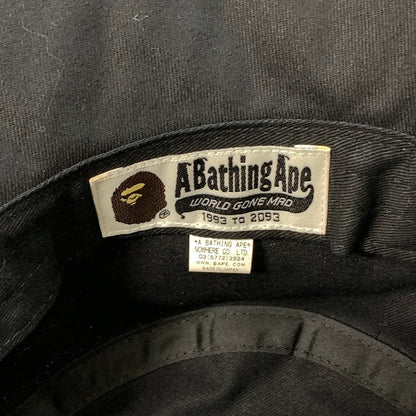 【中古品】【メンズ】 A BATHING APE アベイシングエイプ 90s ハット ブランド 帽子 185-251213-gm-18-fuz サイズ：58cm カラー：ブラック 万代Net店