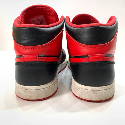 【中古品】【メンズ】 NIKE ナイキ DQ8426-060 AIR JORDAN 1 MID"BRED TOE" エアジョーダン 1 ミッド スニーカー 160-251116-gm-28-fuz サイズ：29cm カラー：ブラック レッド 万代Net店