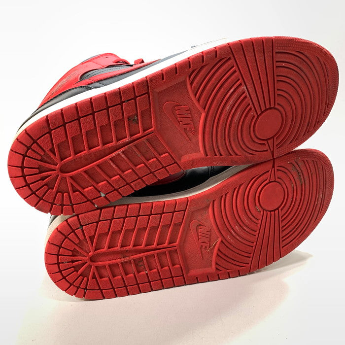 【中古品】【メンズ】 NIKE ナイキ DQ8426-060 AIR JORDAN 1 MID"BRED TOE" エアジョーダン 1 ミッド スニーカー 160-251116-gm-28-fuz サイズ：29cm カラー：ブラック レッド 万代Net店