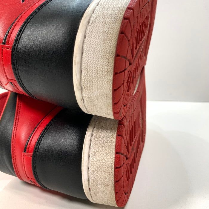 【中古品】【メンズ】 NIKE ナイキ DQ8426-060 AIR JORDAN 1 MID"BRED TOE" エアジョーダン 1 ミッド スニーカー 160-251116-gm-28-fuz サイズ：29cm カラー：ブラック レッド 万代Net店