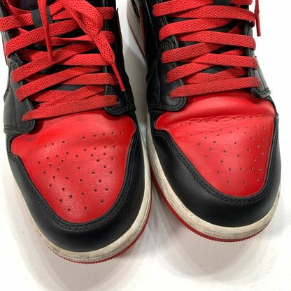 【中古品】【メンズ】 NIKE ナイキ DQ8426-060 AIR JORDAN 1 MID"BRED TOE" エアジョーダン 1 ミッド スニーカー 160-251116-gm-28-fuz サイズ：29cm カラー：ブラック レッド 万代Net店