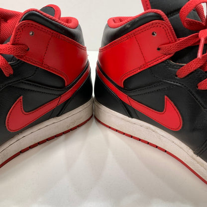 【中古品】【メンズ】 NIKE ナイキ DQ8426-060 AIR JORDAN 1 MID"BRED TOE" エアジョーダン 1 ミッド スニーカー 160-251116-gm-28-fuz サイズ：29cm カラー：ブラック レッド 万代Net店
