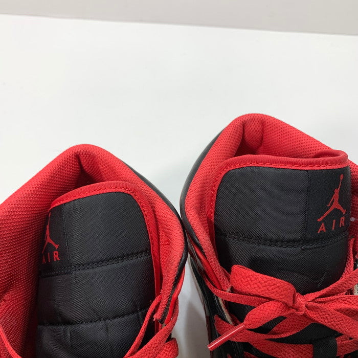 【中古品】【メンズ】 NIKE ナイキ DQ8426-060 AIR JORDAN 1 MID"BRED TOE" エアジョーダン 1 ミッド スニーカー 160-251116-gm-28-fuz サイズ：29cm カラー：ブラック レッド 万代Net店