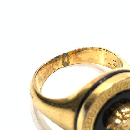 【中古品】【メンズ/レディース】 VERSACE ヴェルサーチ DG57285 メドゥーサ リング 指輪 アクセサリー 182-260315-gm-34-fuz サイズ：19号 カラー：ゴールド 19号 万代Net店
