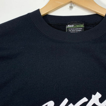 【中古品】【メンズ】 Back Channel バックチャンネル スウェット ブランド 古着 142-260322-gm-31-fuz サイズ：XL カラー：ブラック 万代Net店