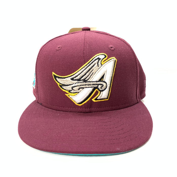 【中古品】【メンズ】 NEW ERA ニューエラ ANAHEIM ANGELS 50TH ANNIVERSARY CAP キャップ 帽子 185-251214-gm-01-fuz サイズ：59.6cm カラー：ボルドー 万代Net店
