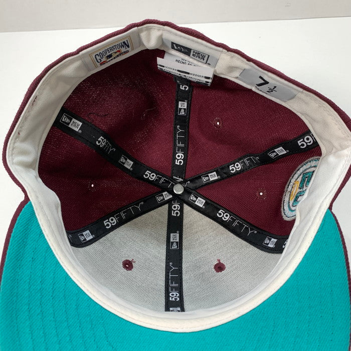 【中古品】【メンズ】 NEW ERA ニューエラ ANAHEIM ANGELS 50TH ANNIVERSARY CAP キャップ 帽子 185-251214-gm-01-fuz サイズ：59.6cm カラー：ボルドー 万代Net店