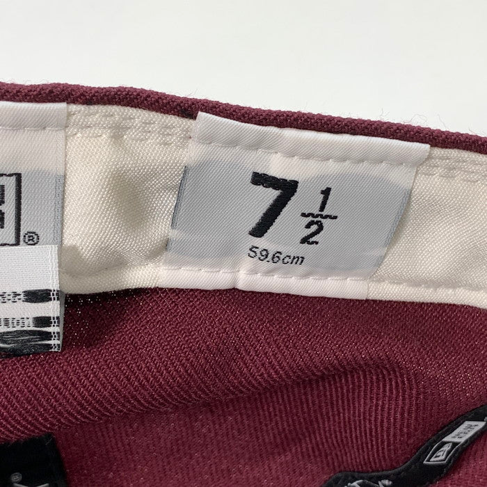 【中古品】【メンズ】 NEW ERA ニューエラ ANAHEIM ANGELS 50TH ANNIVERSARY CAP キャップ 帽子 185-251214-gm-01-fuz サイズ：59.6cm カラー：ボルドー 万代Net店