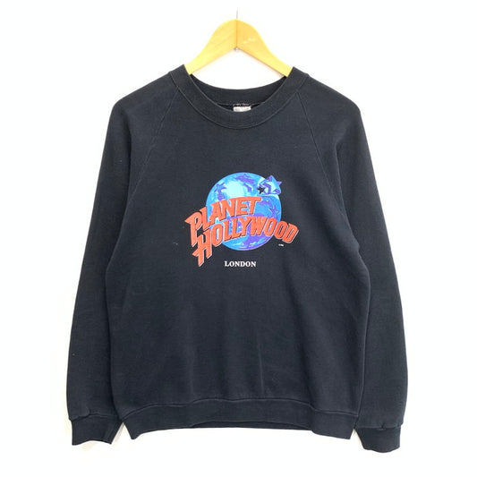 【中古品】【メンズ】 PLANET HOLLYWOOD スウェット ブランド 古着 145-260404-gm-27-fuz サイズ：不明 カラー：ブラック 万代Net店