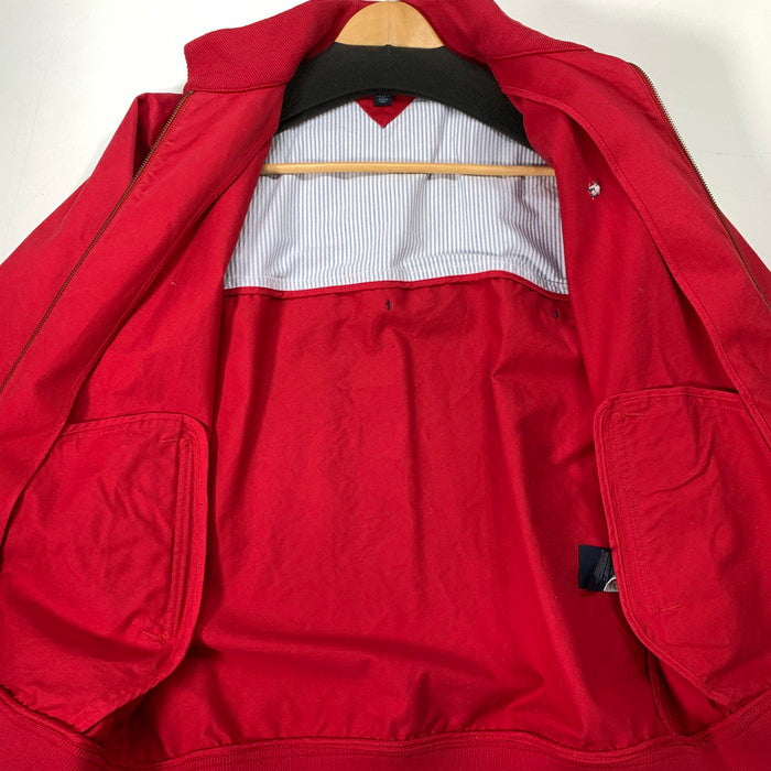 【中古品】【メンズ】 TOMMY HILFIGER トミーヒルフィガー ブルゾンジャケット アウター ブランド 古着 147-260328-gm-16-fuz サイズ：M カラー：レッド 万代Net店