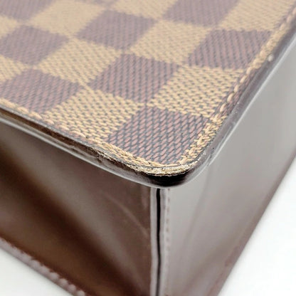 【中古品】【メンズ/レディース】 LOUIS VUITTON ルイ・ヴィトン N41226 ダミエ エベヌ サックプラPM ハンドバッグ 179-231224-mk-03-izu カラー：ブラウン 万代Net店