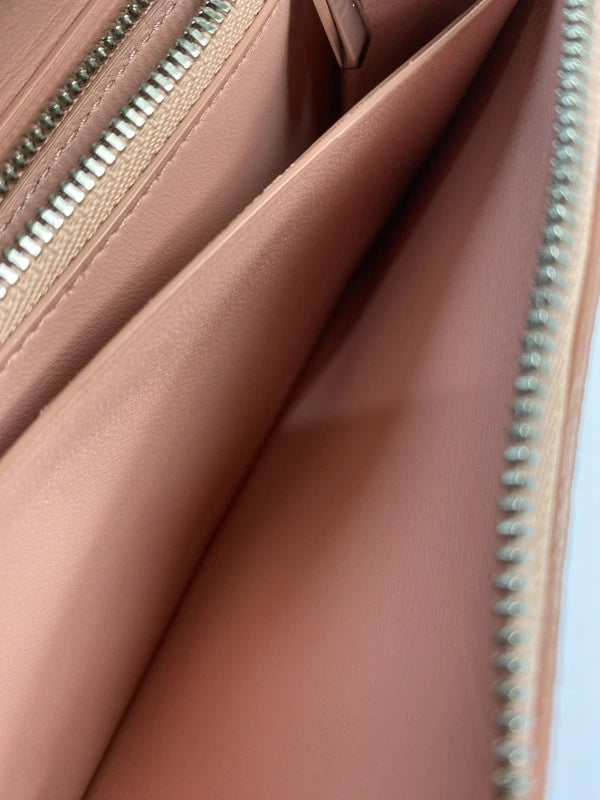 【LIFTる。景品】【中古】TIFFANY&Co. ティファニー 日本限定 LARGE ZIP WALLET ラージジップ ウォレット 長財布 181-250116-me-02-min カラー：ピンク 万代Net店