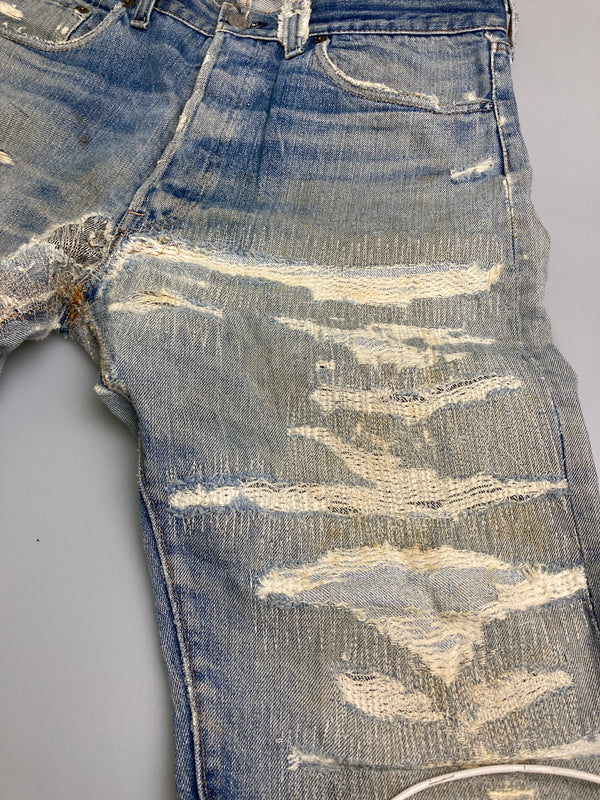 【現状渡し品】【メンズ】 Levi's リーバイス 70S 66前期 ボタン裏刻印 6 501 DENIM PANTS デニム パンツ メンズ ボトムス ジーンズ 70年代 ヴィンテージ 157-251223-em-39-min カラー：インディゴブルー 万代Net店