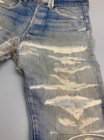 【現状渡し品】【メンズ】 Levi's リーバイス 70S 66前期 ボタン裏刻印 6 501 DENIM PANTS デニム パンツ メンズ ボトムス ジーンズ 70年代 ヴィンテージ 157-251223-em-39-min カラー：インディゴブルー 万代Net店