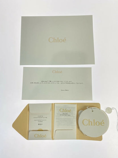 【LIFTる。景品】【中古】【レディース】 Chloe クロエ CHC22SK04MCB79DJ ALPHABET LONG WALLET レザー ロングウォレット サイフ 財布 181-231224-ab-25-min カラー：ブラック 万代Net店