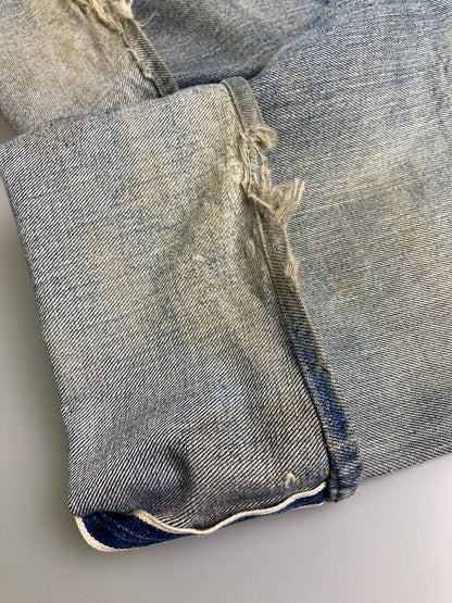 【現状渡し品】【メンズ】 Levi's リーバイス 70S 66前期 ボタン裏刻印 6 501 DENIM PANTS デニム パンツ メンズ ボトムス ジーンズ 70年代 ヴィンテージ 157-251223-em-39-min カラー：インディゴブルー 万代Net店