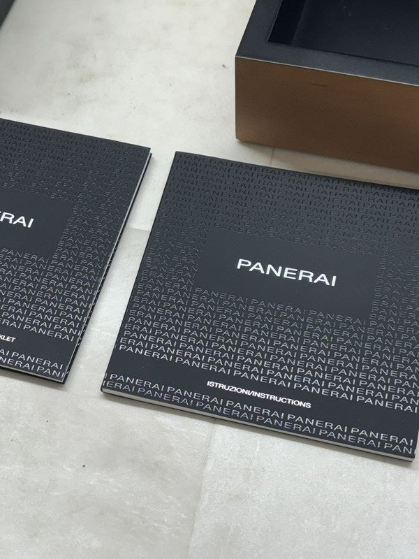 【中古品】【メンズ】 OFFICINE PANERAI オフィチーネパネライ PAM01090 T番 2017年製 ルミノール パワーリザーブ オートマティック アッチャイオ ウォッチ 腕時計 195-240602-ab-2-min カラー：シルバー/ブラック 万代Net店