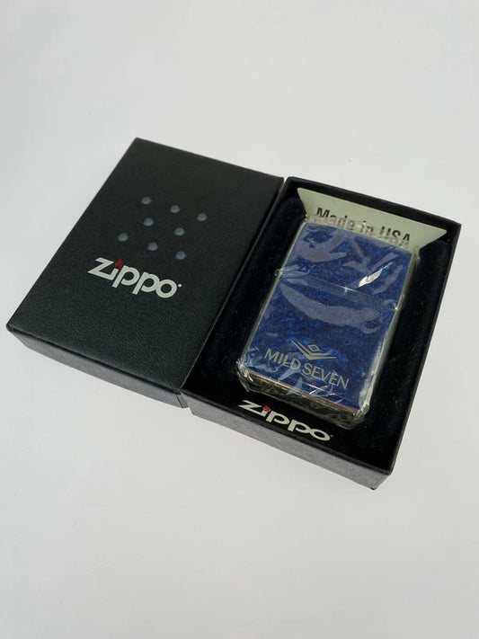 ZIPPO 1998年製 MILD SEVEN両面特殊加工 オイルライター 206--min 万代Net店