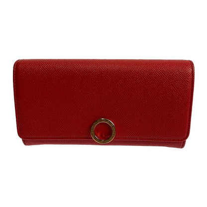 【LIFTる。景品】【中古】【レディース】 BVLGARI ブルガリ ロゴクリップ 二つ折り長財布 288176 ロングウォレット 181-221019-kk-30-min サイズ：約10×19×3cm カラー：コーラルレッド 万代Net店