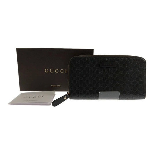 【中古品】【メンズ/レディース】 GUCCI グッチ 【中古】【メンズ/レディース】 GUCCI グッチ マイクログッチシマ ラウンドファスナーロングウォレット 財布 品番:449391 181-211221-rs-17-min サイズ：計測サイズ(約):H10cm/W19cm/D2.3cm カラー：ブラウン 万代Net店