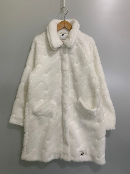【中古美品】【レディース】 ナイキ DD5089 AS W NSW ICN CLSH SHRPA JKT フリースジャケット コート アウター 169-251111-AS-24-min サイズ：L カラー：ホワイト 万代Net店