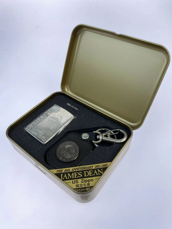 ZIPPO 1994年製 限定生産 JAMES DEANTHE 40TH ANNIVERSARY LIMITED EDITION オイルライターセット 206--min 万代Net店