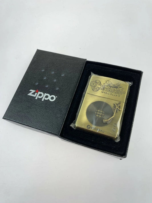 ZIPPO 2005年製 京楽 藤井フミヤ「CRぱちんこチェッカーズ」発売記念販促 オイルライター 206--min 万代Net店