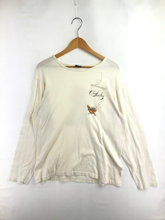 【中古品】【メンズ】 JIMI HENDRIX ジミ・ヘンドリックス 1975 CRASH LANDING PROMO T-SHIRT クラッシュランディング プロモ Tシャツ トップス 146-250625-rt-07-tag サイズ：サイズ不明 カラー：オフホワイト系 万代Net店