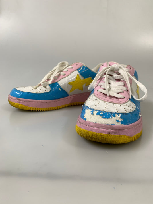 【現状渡し品】【メンズ】 アベイシングエイプ BAPESTA FS-001 ベイプスタ ローカット スニーカー 靴 162-260119-kk-09-min カラー：マルチカラー 万代Net店