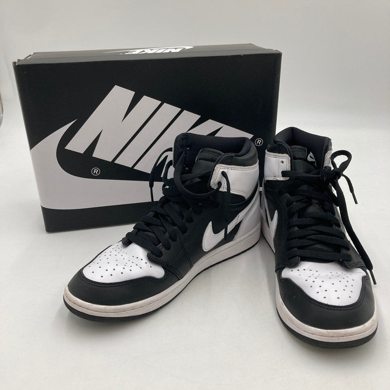 【中古品】【メンズ】 NIKE ナイキ DZ5485-010 AIR JORDAN １ RETRO HIGH OG BLACK WHITE 靴 スニーカー 160-250817-NS-21-iwa サイズ：28.5cm カラー：ブラック ホワイト 万代Net店