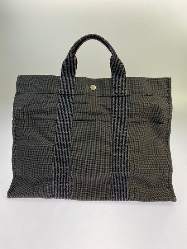 【現状渡し品】【メンズ/レディース】 HERMES エルメス エールラインGM トートバッグ 鞄 カバン 180-260321-zi-02-min カラー：グレー系 万代Net店