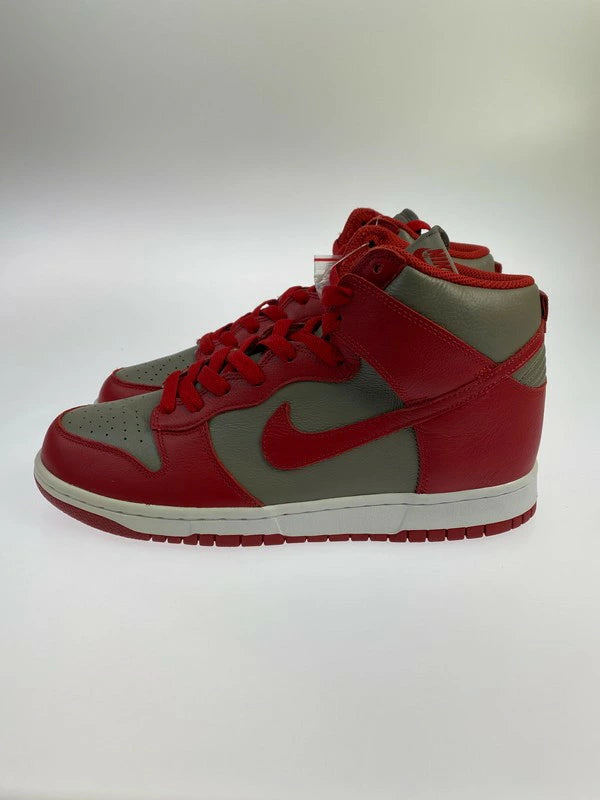 【中古美品】【メンズ】 NIKE ナイキ 【中古】【メンズ】 NIKE ナイキ DUNK HIGH RETRO QS 850477-001 ダンク ハイ レトロ クイックストライク スニーカー 靴 160-240222-yn-27-min サイズ：29.0cm US11 カラー：SOFT GREY/UNIV RED 万代Net店
