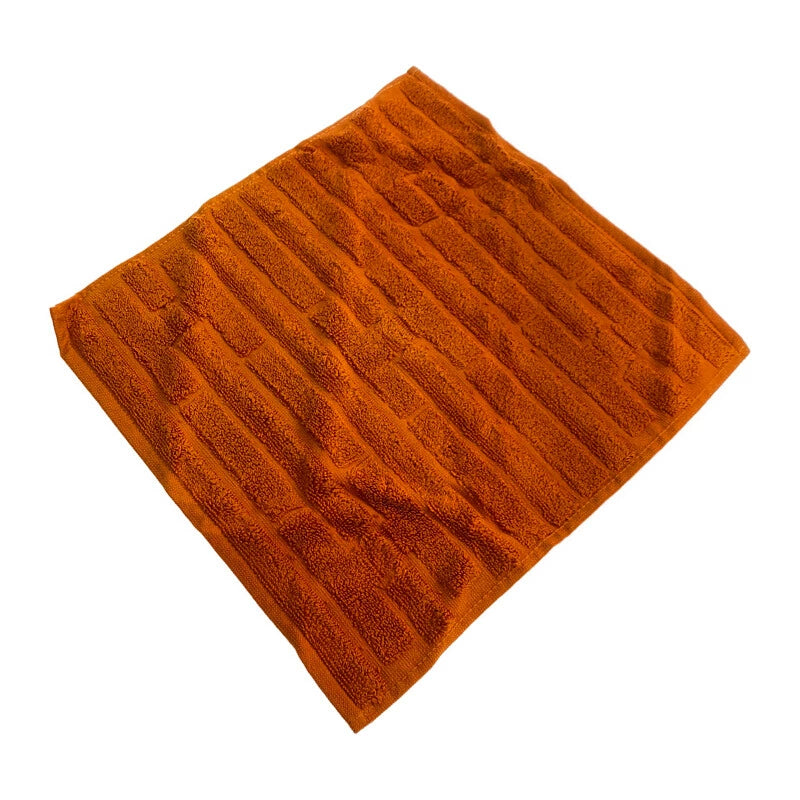 【中古品】【メンズ/レディース】 HERMES エルメス 【中古】【メンズ/レディース】 HERMES エルメス ベビーガレ タオル 101299M ラビリンス ハンドタオル 183-221003-kk-27-min カラー：オレンジ 万代Net店