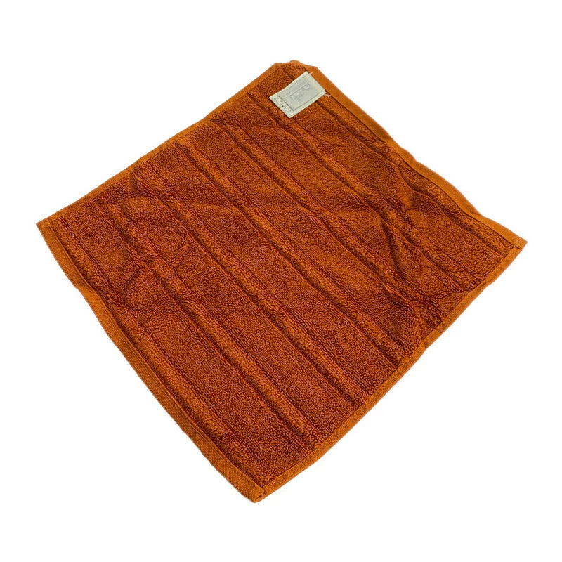 【LIFTる。景品】【中古】【メンズ/レディース】 HERMES エルメス ベビーガレ タオル 101299M ラビリンス ハンドタオル 183-221003-kk-27-min カラー：オレンジ 万代Net店