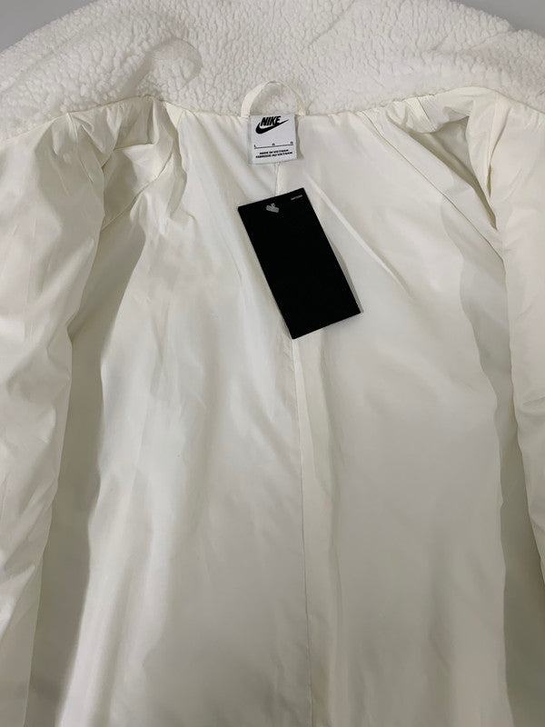 【中古美品】【レディース】 ナイキ DD5089 AS W NSW ICN CLSH SHRPA JKT フリースジャケット コート アウター 169-251111-AS-24-min サイズ：L カラー：ホワイト 万代Net店