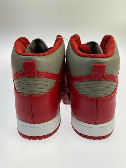 【中古美品】【メンズ】 NIKE ナイキ 【中古】【メンズ】 NIKE ナイキ DUNK HIGH RETRO QS 850477-001 ダンク ハイ レトロ クイックストライク スニーカー 靴 160-240222-yn-27-min サイズ：29.0cm US11 カラー：SOFT GREY/UNIV RED 万代Net店