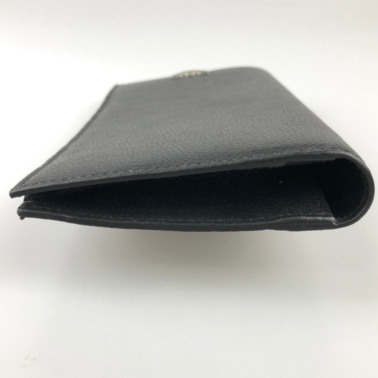 【中古品】【メンズ】 Emporio Armani エンポリオ・アルマーニ Y4R256 YAQ2E 81072 二つ折り長財布 200-251221-SY-01-iwa カラー：BLACK 万代Net店