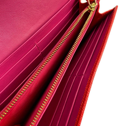 【LIFTる。景品】【中古】【レディース】 BVLGARI ブルガリ ロゴクリップ 二つ折り長財布 288176 ロングウォレット 181-221019-kk-30-min サイズ：約10×19×3cm カラー：コーラルレッド 万代Net店