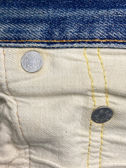 【現状渡し品】【メンズ】 Levi's リーバイス 70S 66前期 ボタン裏刻印 6 501 DENIM PANTS デニム パンツ メンズ ボトムス ジーンズ 70年代 ヴィンテージ 157-251223-em-39-min カラー：インディゴブルー 万代Net店
