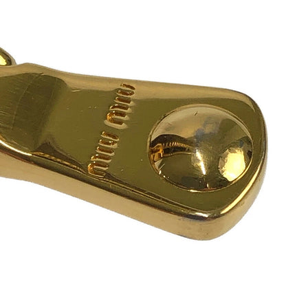 【LIFTる。景品】【中古】【レディース】 MIUMIU ミュウミュウ 5M0506 クロコ型押し ラウンドファスナー 長財布 181-221129-min サイズ：約10.5×18.5×2cm カラー：ブラウン 万代Net店