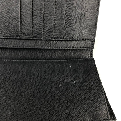【中古品】【メンズ】 Emporio Armani エンポリオ・アルマーニ Y4R256 YAQ2E 81072 二つ折り長財布 200-251221-SY-01-iwa カラー：BLACK 万代Net店