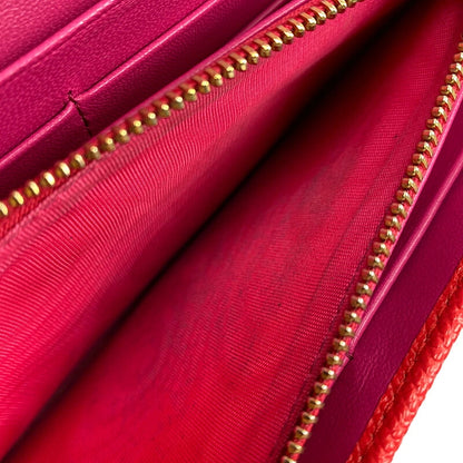 【LIFTる。景品】【中古】【レディース】 BVLGARI ブルガリ ロゴクリップ 二つ折り長財布 288176 ロングウォレット 181-221019-kk-30-min サイズ：約10×19×3cm カラー：コーラルレッド 万代Net店