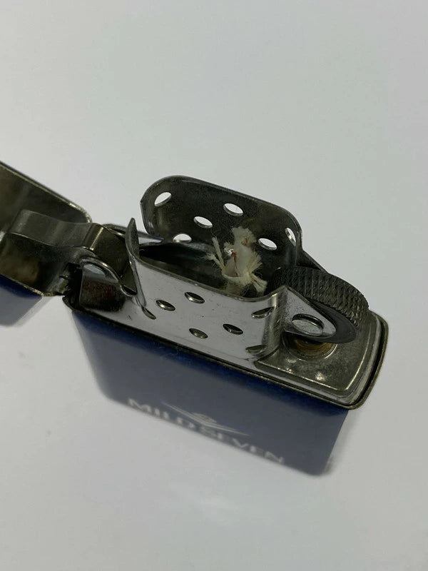 ZIPPO 1998年製 MILD SEVEN両面特殊加工 オイルライター 206--min 万代Net店