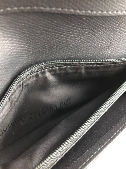 【中古品】【メンズ】 Emporio Armani エンポリオ・アルマーニ Y4R256 YAQ2E 81072 二つ折り長財布 200-251221-SY-01-iwa カラー：BLACK 万代Net店