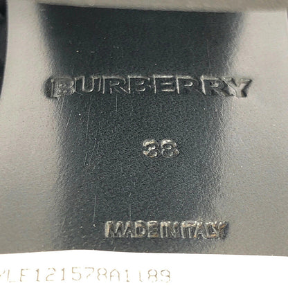 【LIFTる。景品】【中古】BURBERRY バーバリー TILLINGTON ANKLE WRAP MULES 121578A1189 ティリントン アンクル ワープ ミュールズ 靴 183-211110-kk-08-min サイズ：38 カラー：ブラック 万代Net店